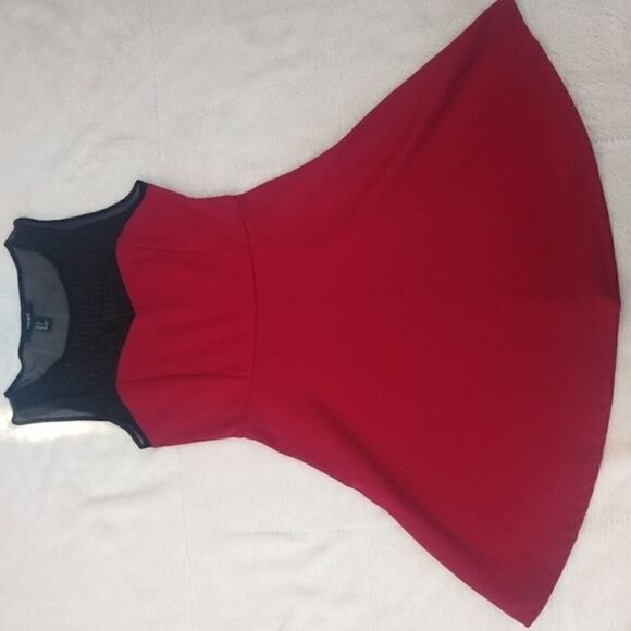 Forever 21 red and black dress sweetheart Valentine's - Picture 5 of 5